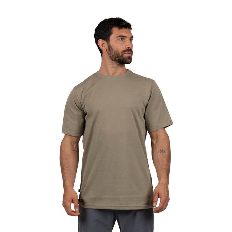 Polera Hombre Manga Corta Nepal Lhotse Verde XL