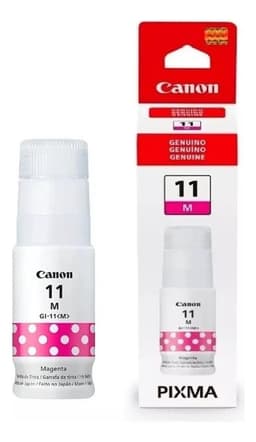 Botella de Tinta Canon GI-11 Magenta Original Rojo
