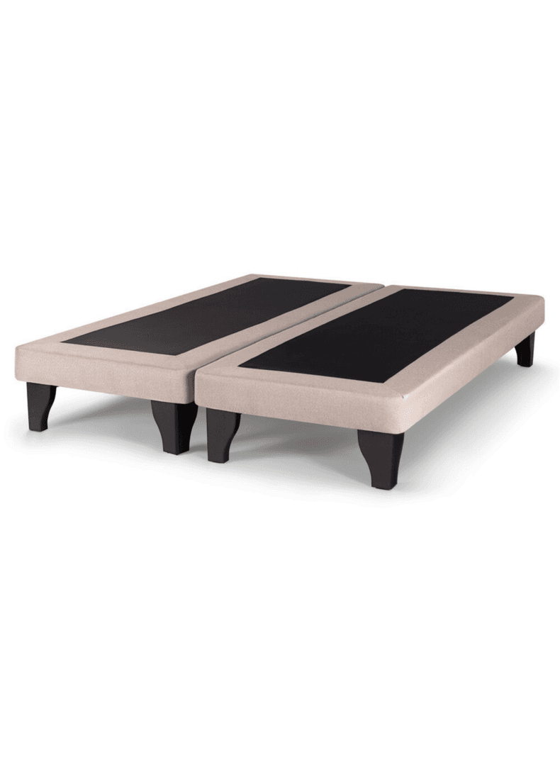 Base de Cama Europea Super King Beige Felpa