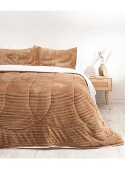 Plumon Mashini Plumon Coral Sherpa 2 plazas. Beige 200x220
