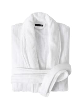 Bata De Bano Spa Blanco Talla S Elements & Co By Cannon