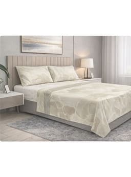 Sabana 2 Plaza Premium 144 Hilos Marca Doral Compose Verde Olivo