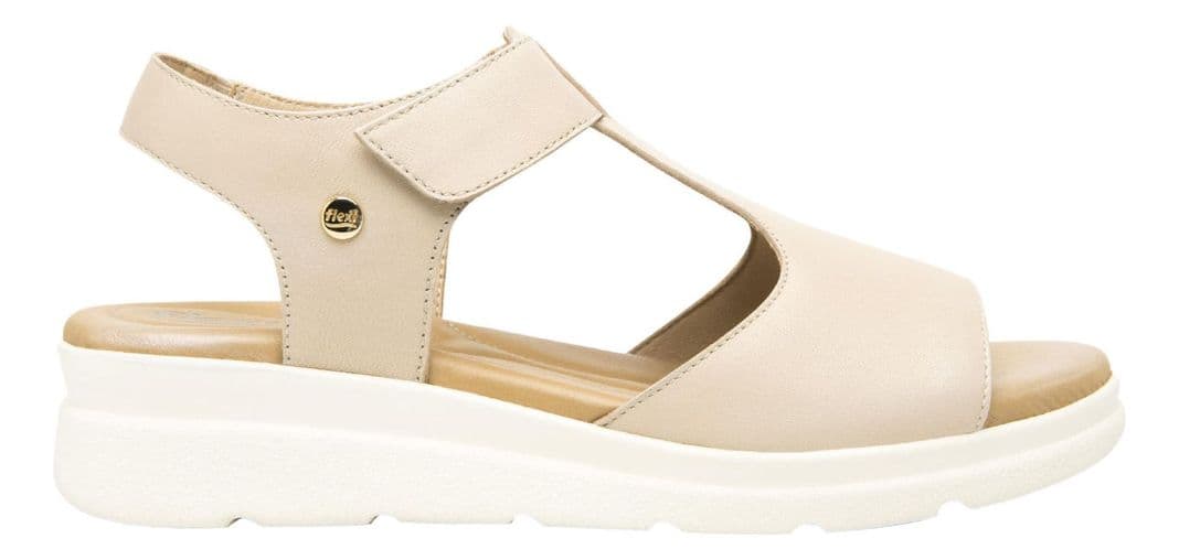 Sandalia Flexi Mujer Dariana 124202beige Crema 36