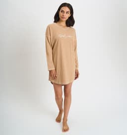 CAMISOLA MUJER BARBIZON LUPE BEIGE MELANGE S