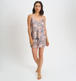 PIJAMA MUJER BARBIZON LORE LACE BEIGE ESTAMPADO S