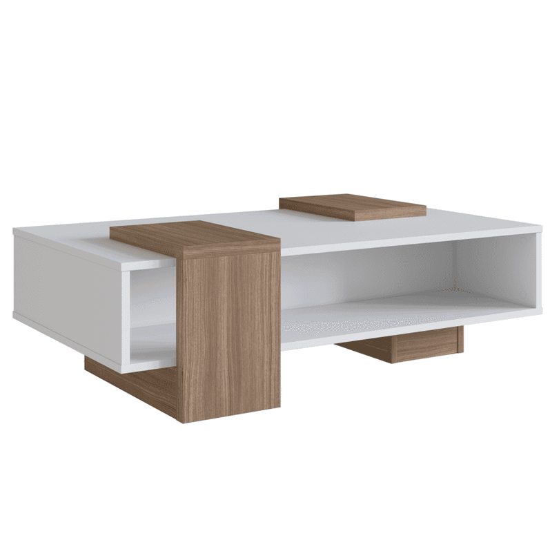 MESA DE CENTRO BLANCO CASTANO SENSE EMOVELL