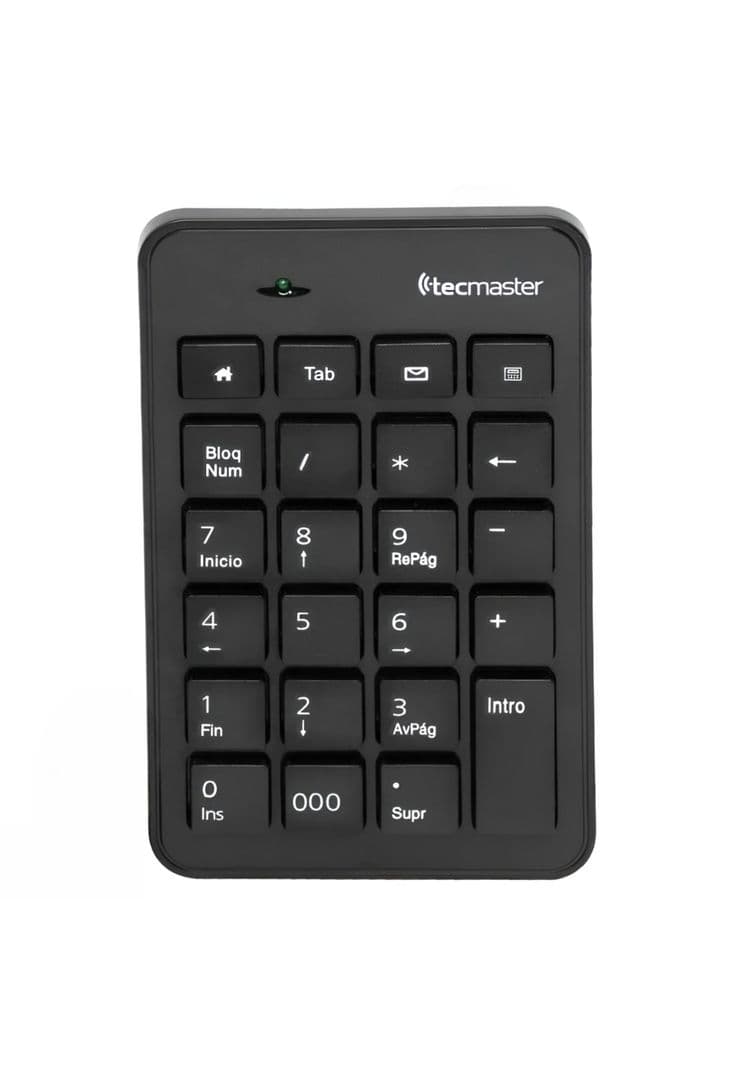 Teclado Numerico USB Profesional de Teclas Planas TM-100504 Negro