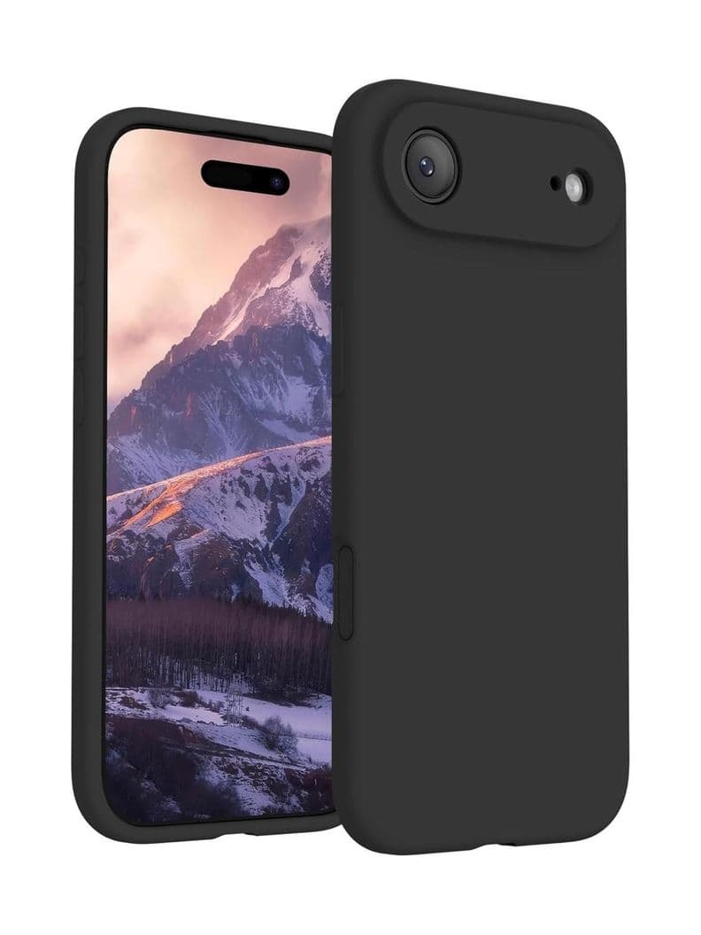 Carcasa para iPhone 17 Air Colores Antigolpes Silicona Negro