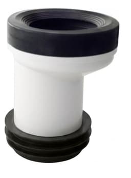 Manguito Wc Excentrico 110mm Hoffens Con Junta Y Adaptador