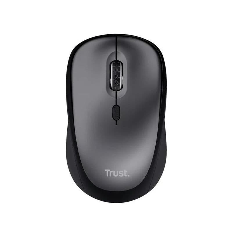 Mouse Inalambrico Silencioso Trust Yvi Eco Negro