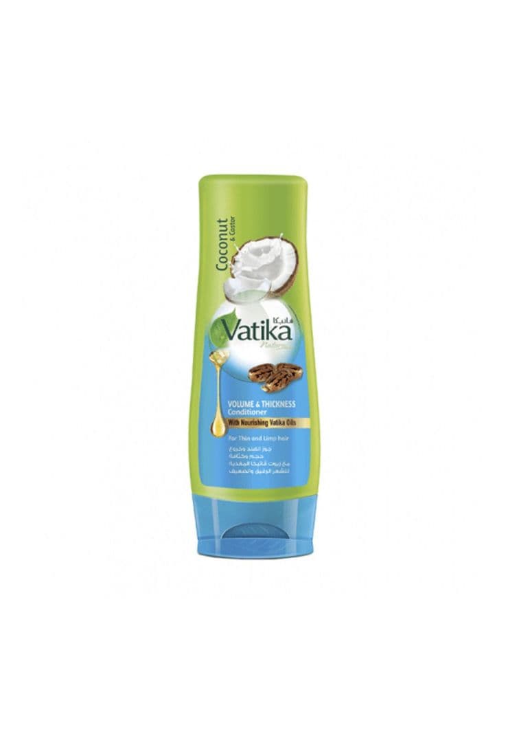 Acondicionador Vatika Coco y Castor Volumen y Espesor 200 ml Transparente