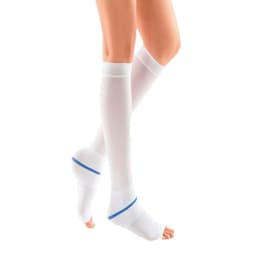 Medias cortas antiembolicas Struva 23 mmHg -Talla III- Medi Blanco 3