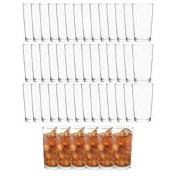 Set 48 Vasos Atlanta 258mL Vidrio Celebraciones Largo
