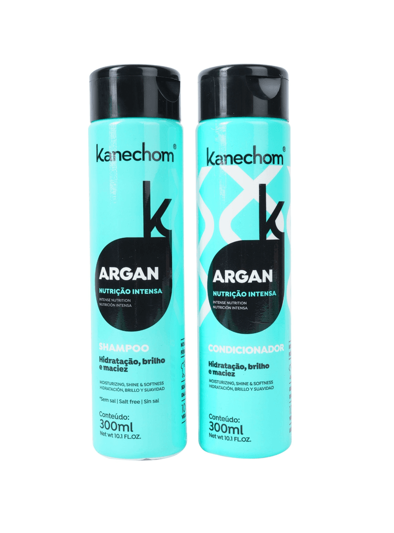 Pack Capilar Kanechom Argan Hidratacion, Brillo Y Cuidado 4 en 1