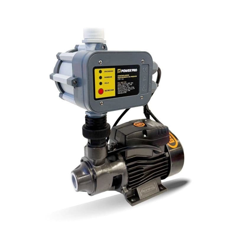 Kit bomba superficie periferica 0.5 HP + Controlador de presion 1,5 HP
