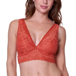 Sosten Bralette Encaje 3866 Terracota L