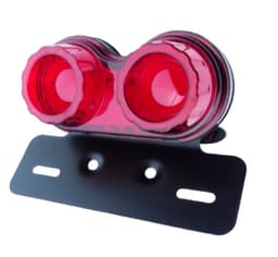 LUZ DE FRENO Y GIRO PARA MOTO CON SOPORTE REDONDO 12 VOLT
