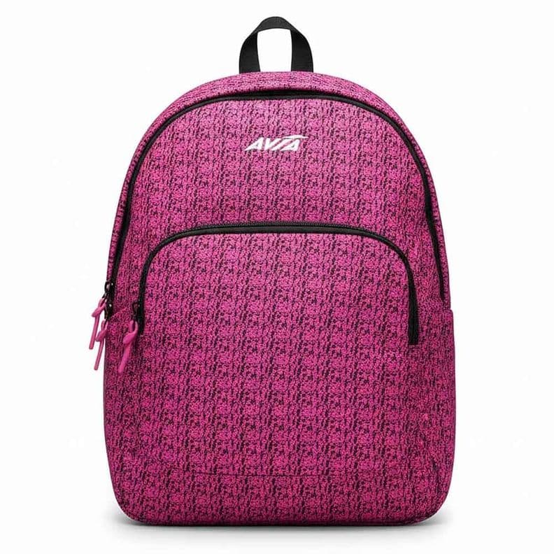Mochila Urbana Textil Avia Fucsia 2 Rosado