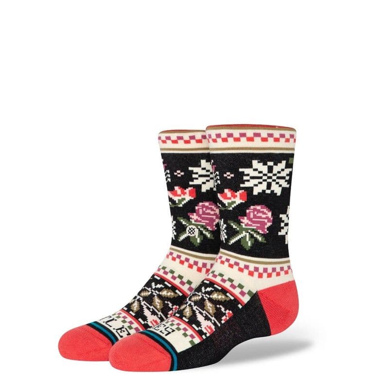 Stance Sock Kids Mistling Toes Black Red Negro L