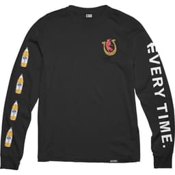 Polera Manga Larga Colt 45 Black Negro S
