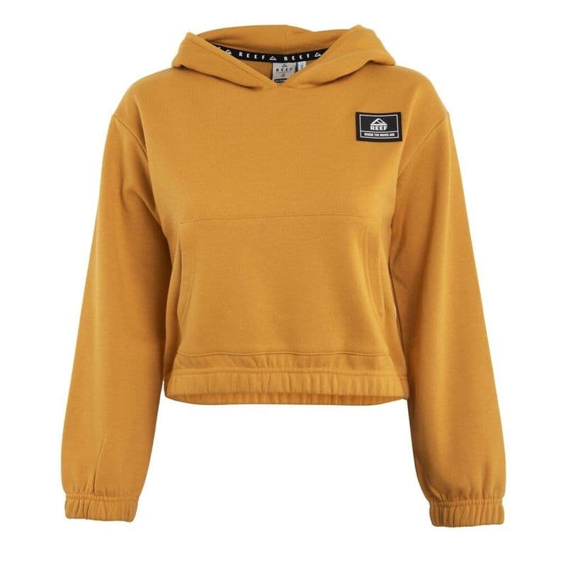 Poleron Kids Crop Top Mustard Amarillo 10