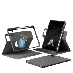 Funda Ipad 10.2 7ma/8va/9na Tipo Libro Rotativa 360 Negro