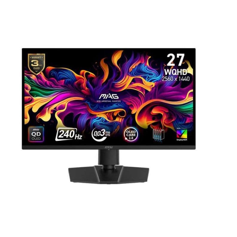 Monitor 27 - Msi Mag 271qp Qd-oled X24 - Wqhd 0,03ms 240hz