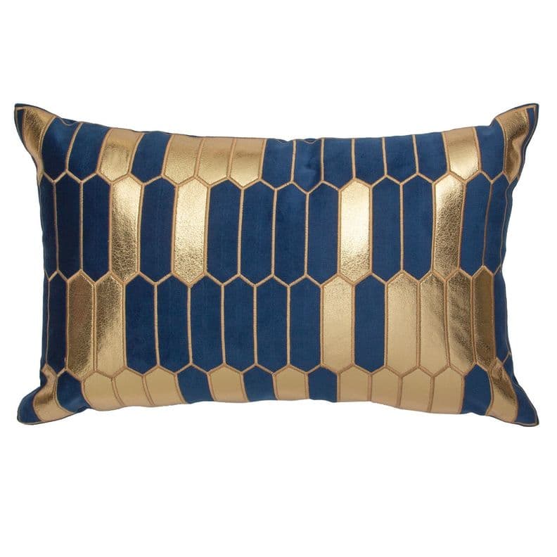 Cojin Mas Funda Decorativa Ramses II 50x30 Cm Azul