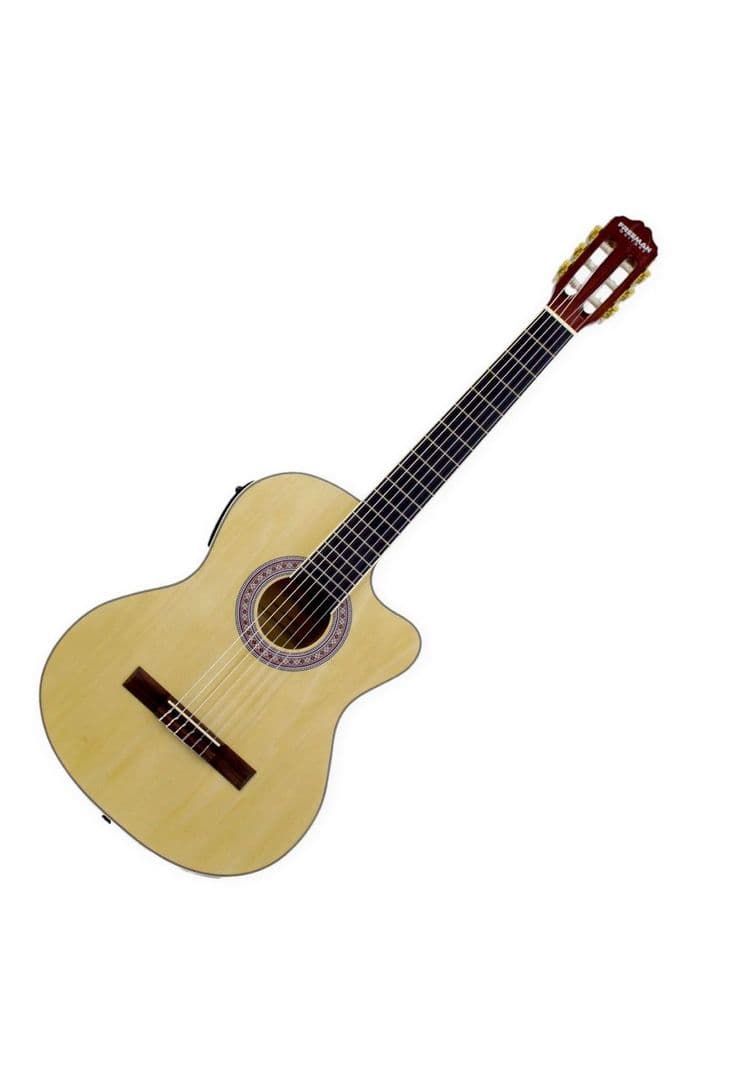 Guitarra electroacustica Freeman FRA95NCET nylon natural Diseno 2