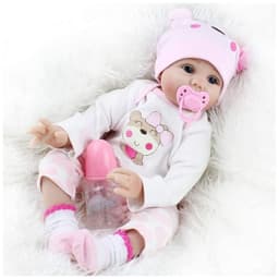 Muneca Bebe Reborn Super Realista 55 cm