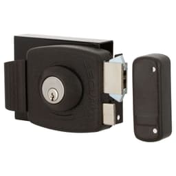 Cerradura Sobreponer Poli Security Pro Antipalanca Negro XL