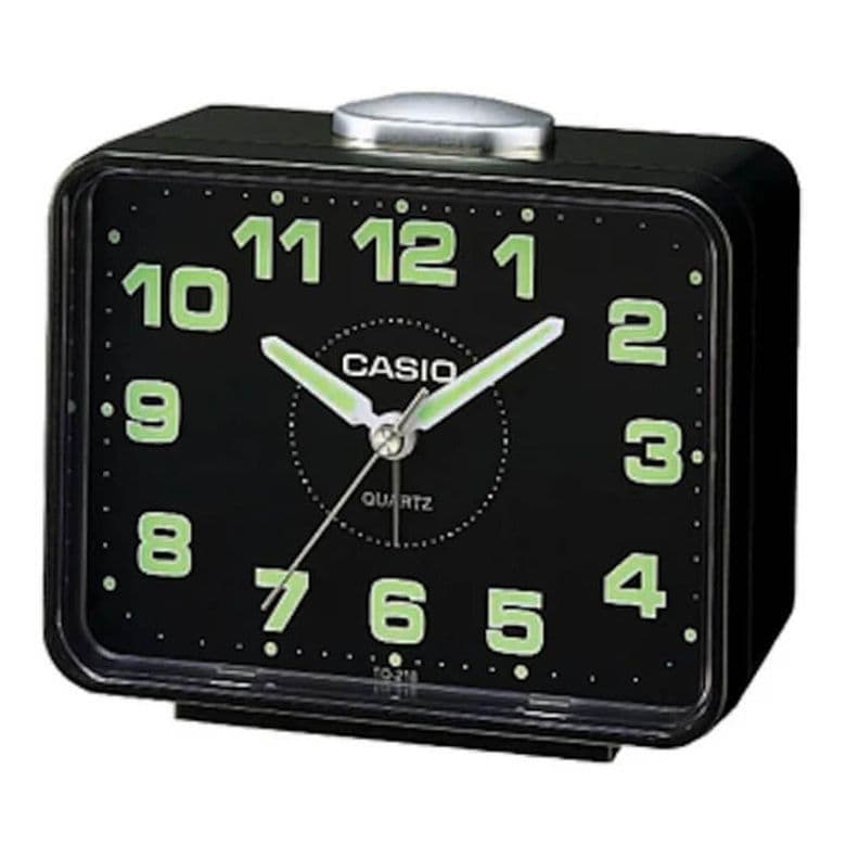Reloj Despertador Casio Unisex TQ-218-1D Negro