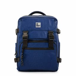 Mochila de viaje college azul
