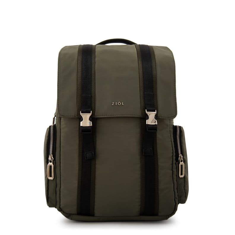 Mochila claudin grande verde oliva Verde Olivo
