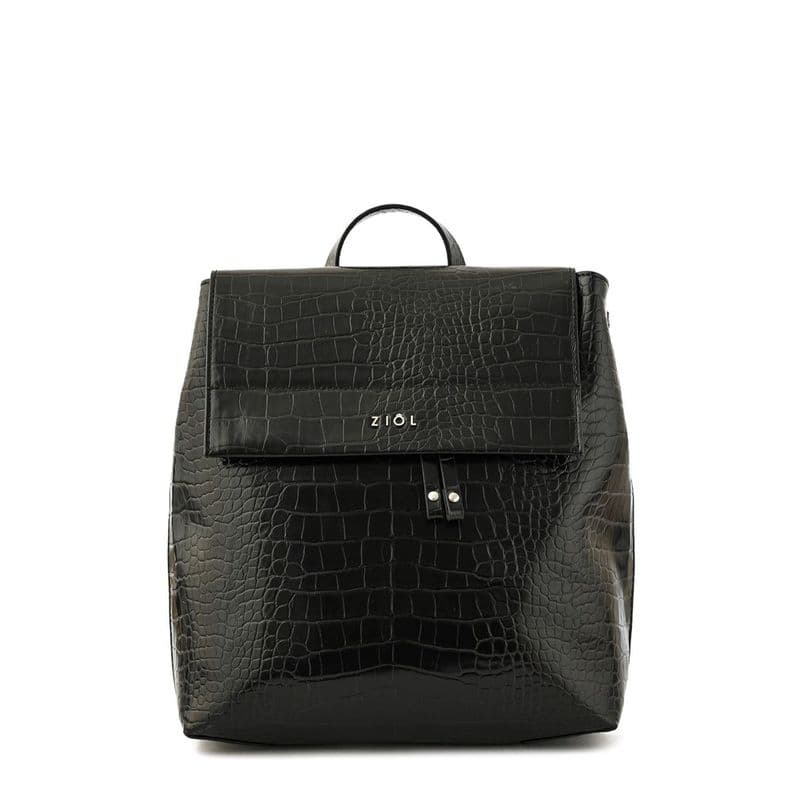 Mochila con tapa tiare mediana negro especial