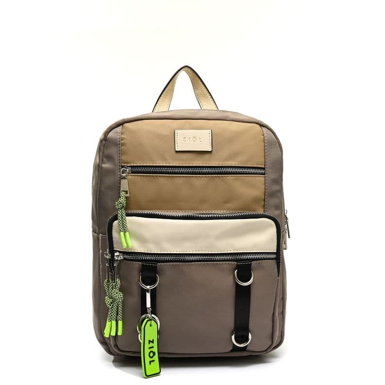 Mochila evania mediana taupe