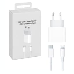 Cargador Adaptador completo para iPhone 20w Cable