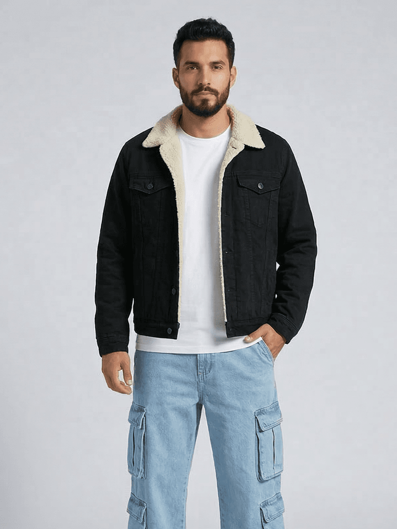 Chaqueta Mezclilla Chiporro Noruegan s Man Hombre Negro