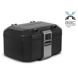 Maleta para Moto Shad Topcase Terra TR55 Black Edition 55 L Negro