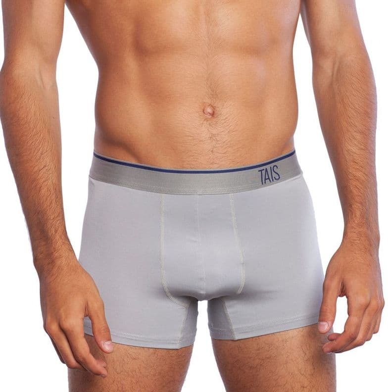 Boxer Deportivo Secado Rapido Gris Perla S