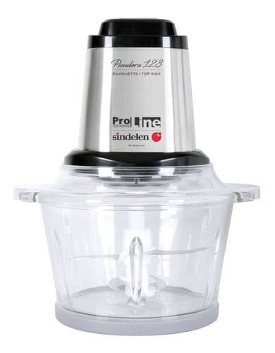 Picadora 123 Sindelen P-123tvin 1,8lts 420w Plateado Metalico