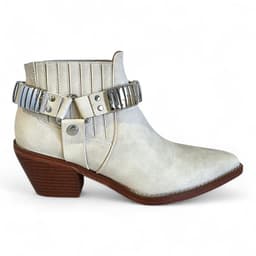 Botin Mujer Via Uno WestWinter Lynx Off White Blanco 35