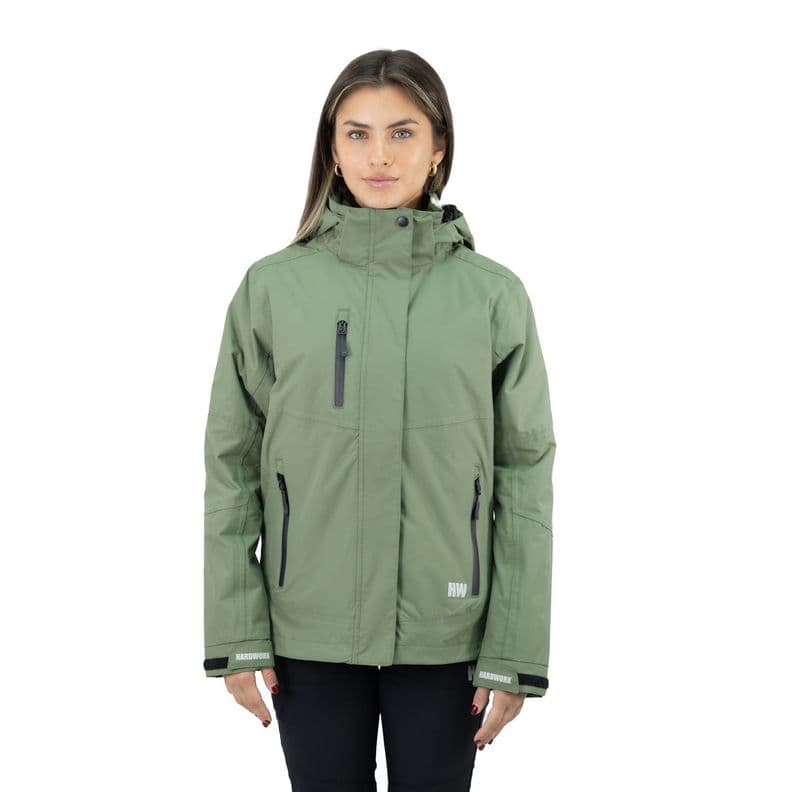 Parka Desmontable HW Reno 3 en 1 Verde Oliva Mujer Verde Olivo XL