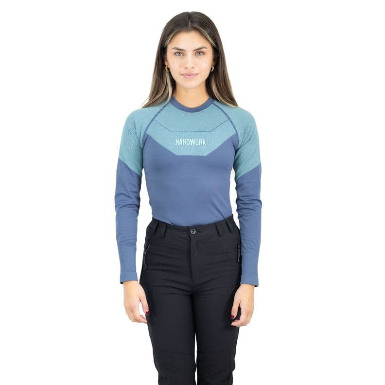Camiseta Primera Capa HW Ecopper Mujer Blue Azul S-M