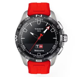 Reloj Digital Tissot T-Touch Connect Solar Rojo