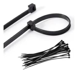 Amarra Cable Negro 2 5x100mm Paq100 Un