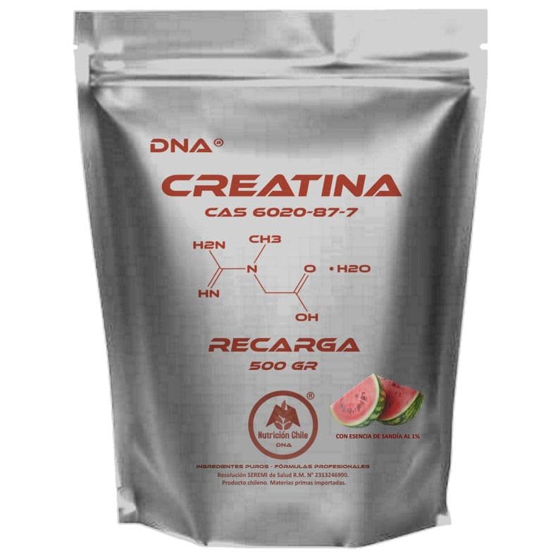 CREATINA D N A SABOR SANDIA D N A RECARGA D N A 500 GR