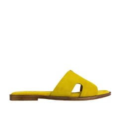 Sandalia reno plana acolchada Amarillo 41