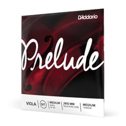 Set de cuerdas Viola Prelude J910 MM Daddario Plateado Metalico