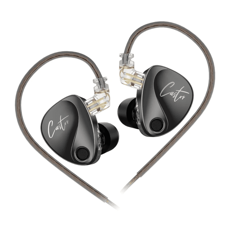 Audifono Negro CASTOR bass ver. KZ